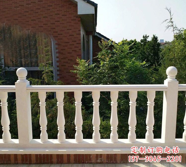 鹤壁精美细腻的汉白玉欧式栏杆石雕