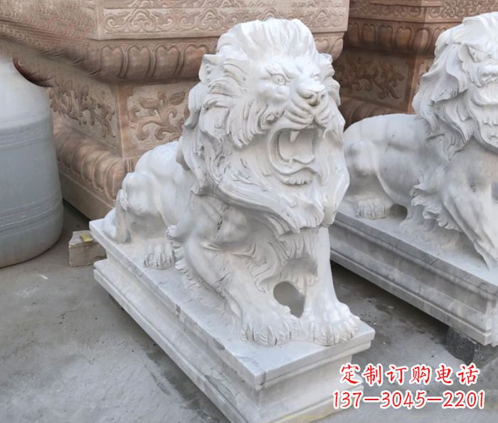 鹤壁西洋狮子雕塑,装点家门口