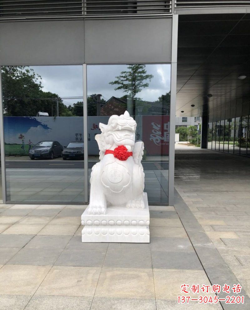 鹤壁汉白玉貔貅案例