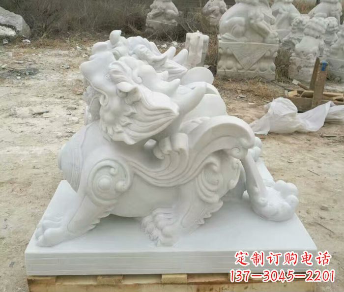 鹤壁精美貔貅门口招财石雕