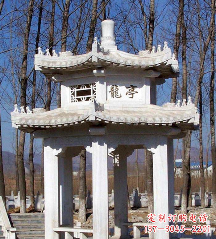 鹤壁合肥双层石雕凉亭