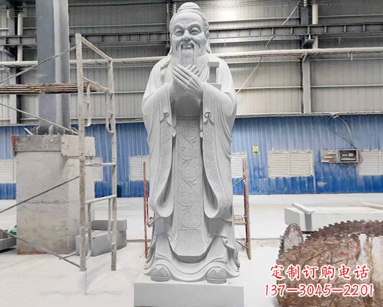 鹤壁合浦一中孔子雕像
