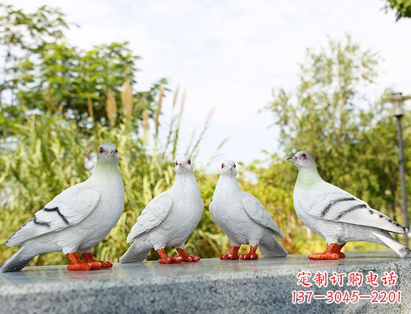 鹤壁和平鸽 抽象雕塑