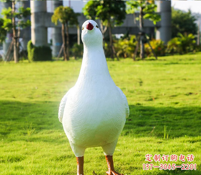 鹤壁中领雕塑:和平鸽雕塑