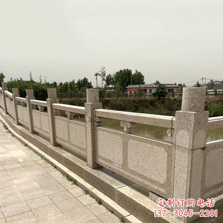 鹤壁中领雕塑河道石栏板雕塑:定制精美绝伦