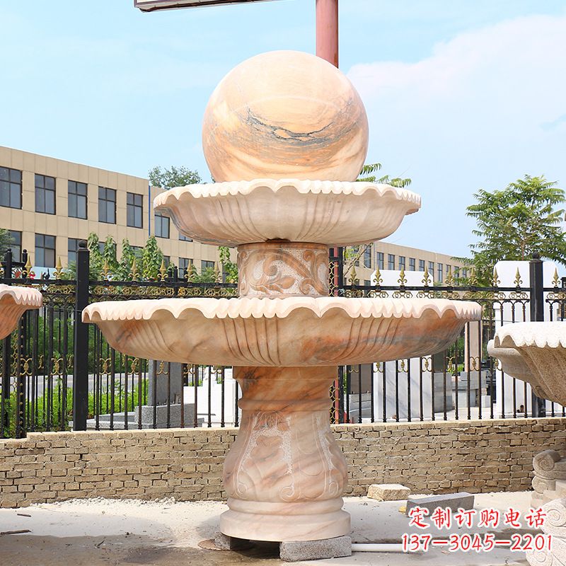 鹤壁湖南石雕风水球
