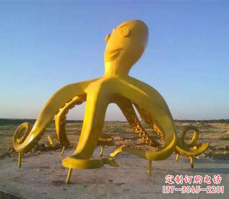 鹤壁户外章鱼雕塑