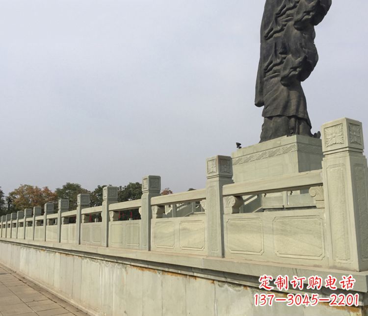 鹤壁护城河大理石栏板石雕 (3)