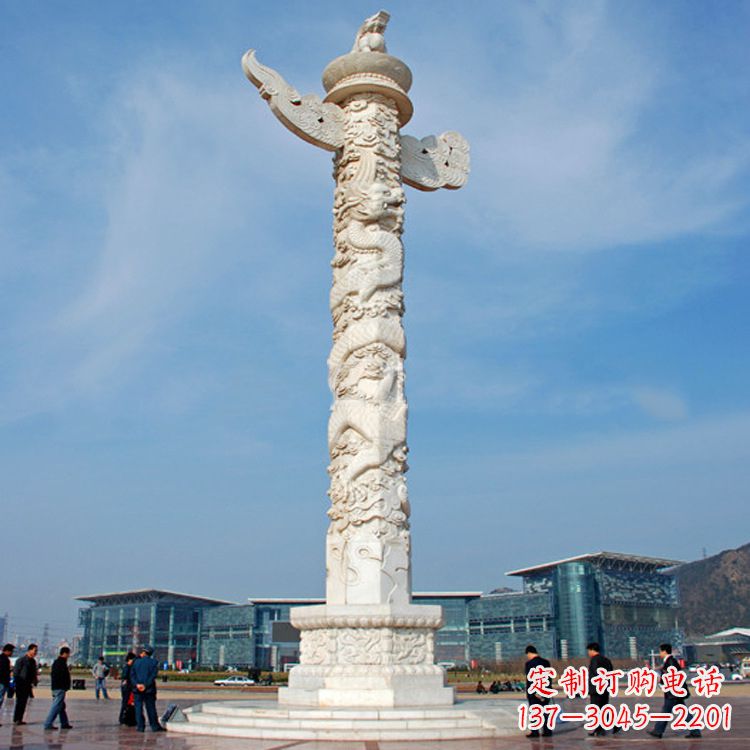 鹤壁华表雕塑,塑造城市精致景观