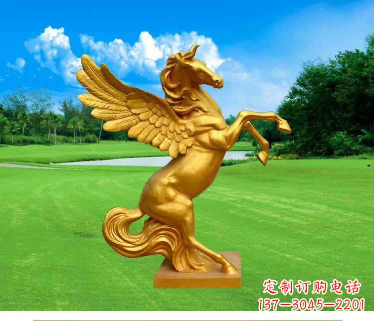 鹤壁黄铜马雕塑