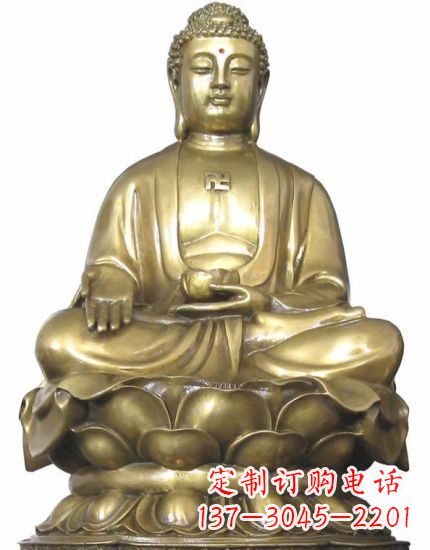 鹤壁中领雕塑,精美如来佛塑像