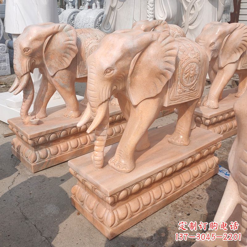 鹤壁中领雕塑:大象雕塑吉祥如意