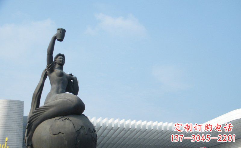 鹤壁中领雕塑推出的精美雕塑——铜铸地球塑像,…