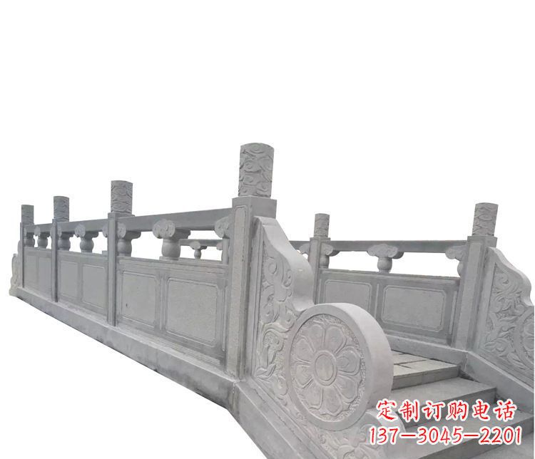鹤壁中领雕塑精美的大理石栏板石雕
