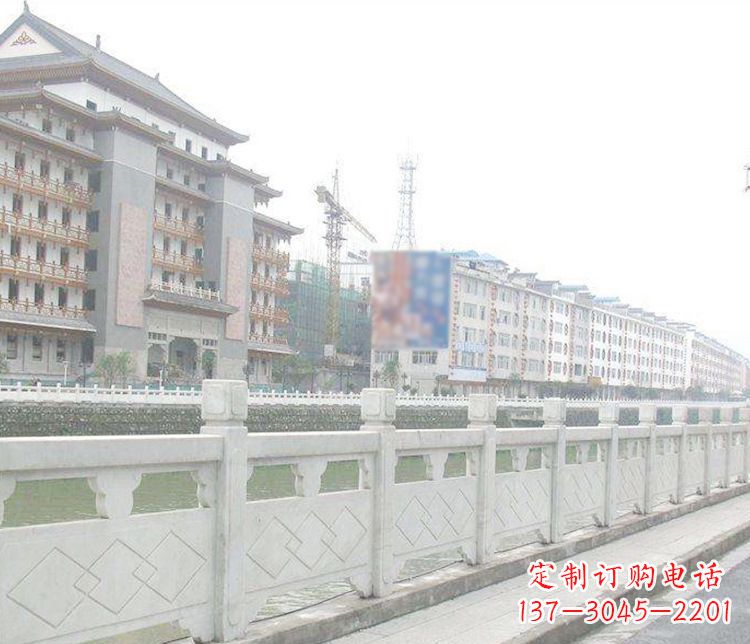 鹤壁流光溢彩的大理石栏板石雕