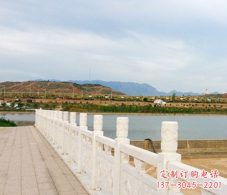 鹤壁高贵大气的石头栏板雕塑