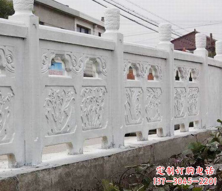 鹤壁优雅大理石栏板雕塑