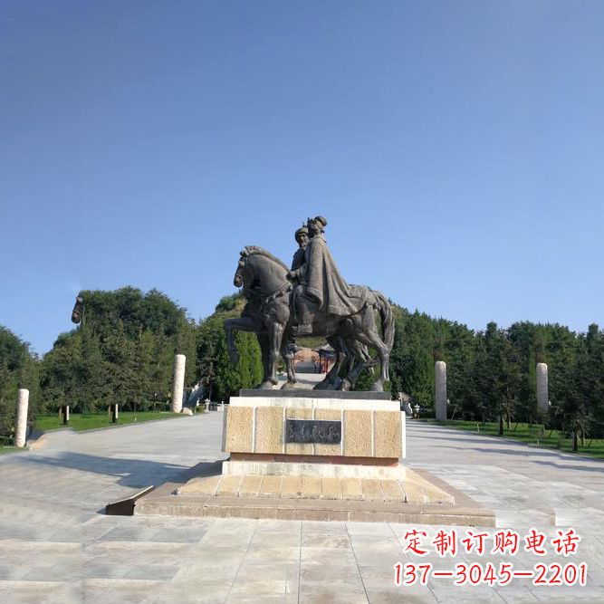 鹤壁王昭君雕塑,象征传承君臣之义