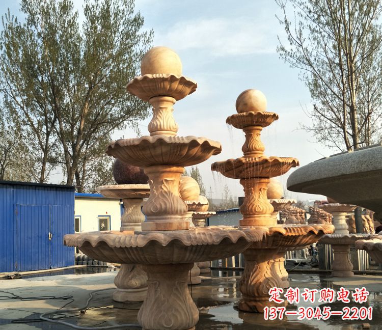 鹤壁古典九龙喷泉雕塑,可观赏九龙戏珠石