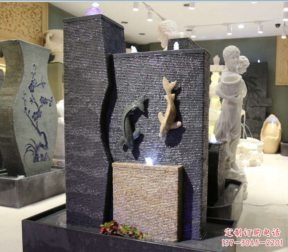 鹤壁九龙太子石雕喷泉——精巧绝伦的喷泉雕塑