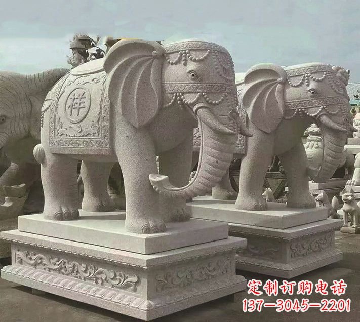 鹤壁中领雕塑-大象雕塑定制