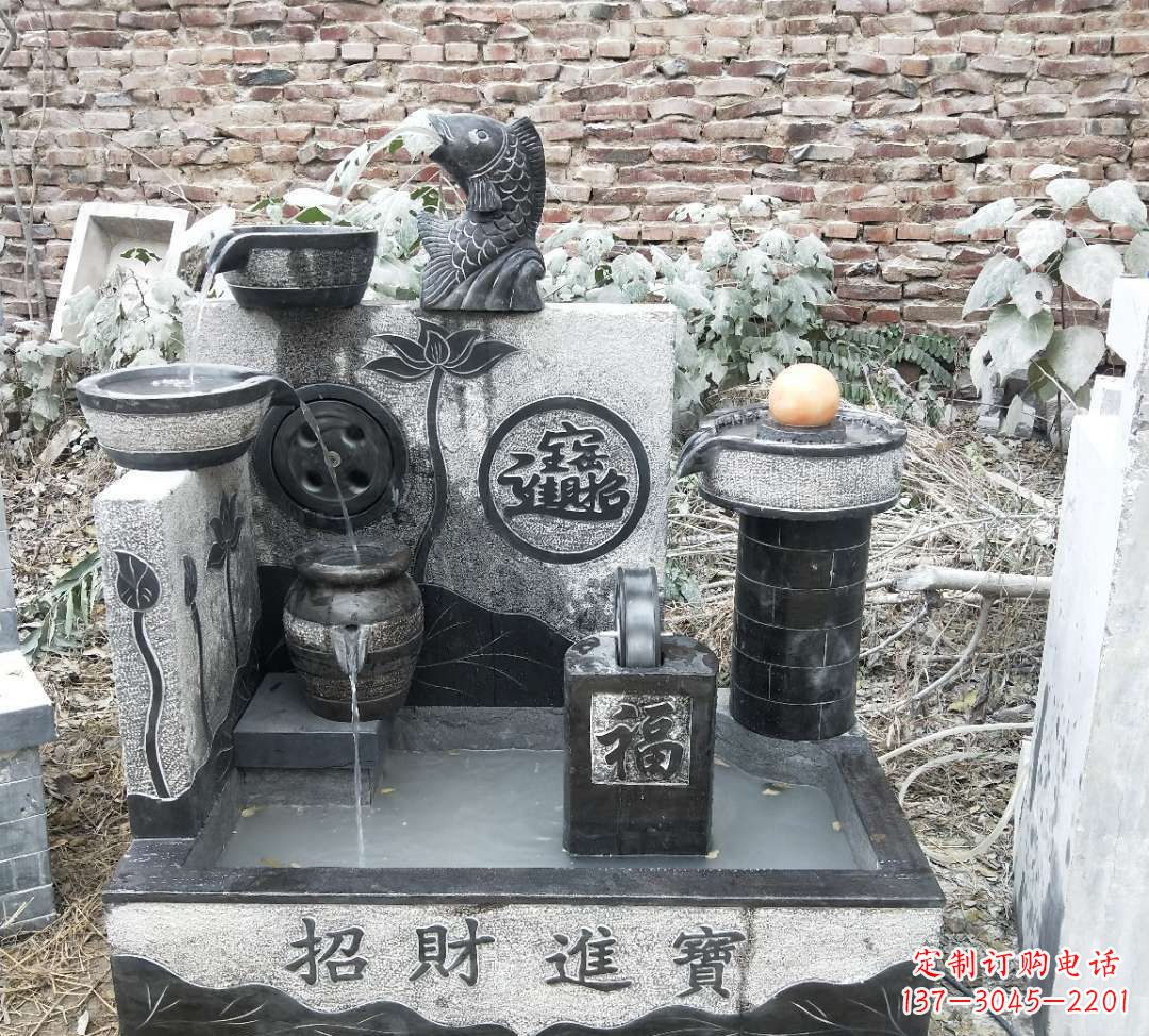 鹤壁领雕水池雕塑:定制你的招财水池