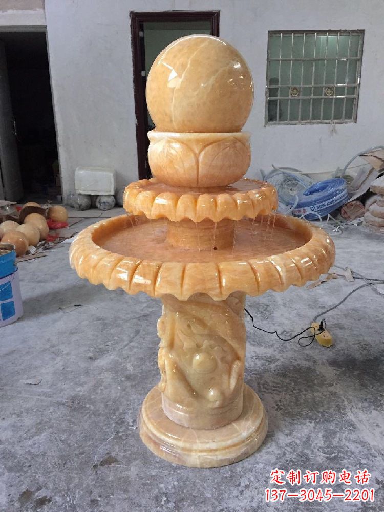 鹤壁品位客厅的福气——风水球雕塑