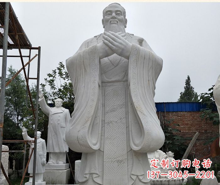 鹤壁孔子古代名人石雕 (5)