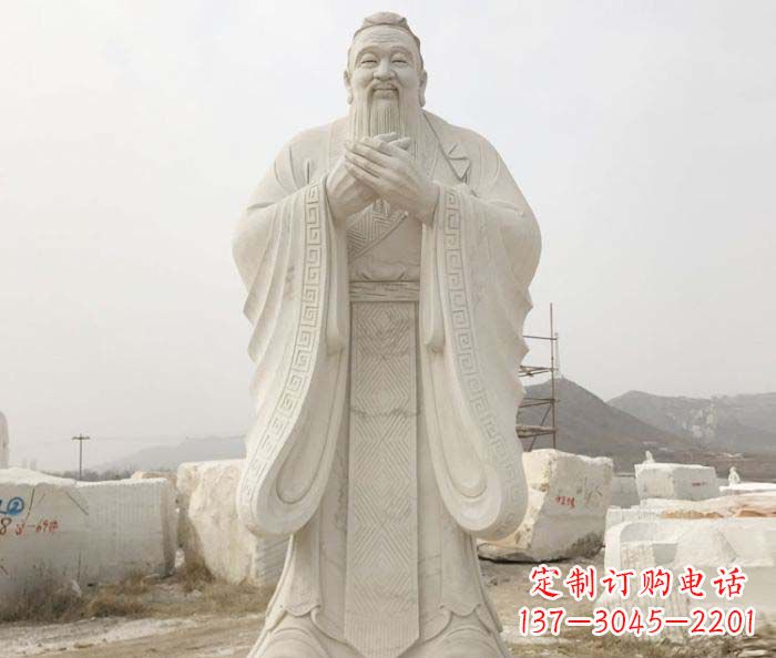 鹤壁以孔子崇高形象设计独一无二的雕塑