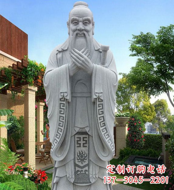 鹤壁孔子平板铜雕刻