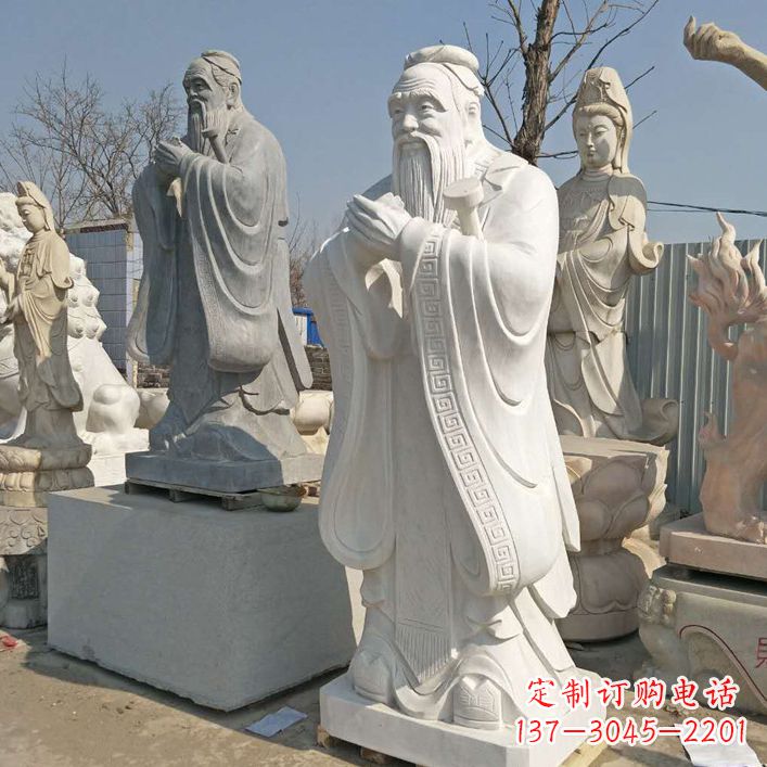 鹤壁孔子铜雕