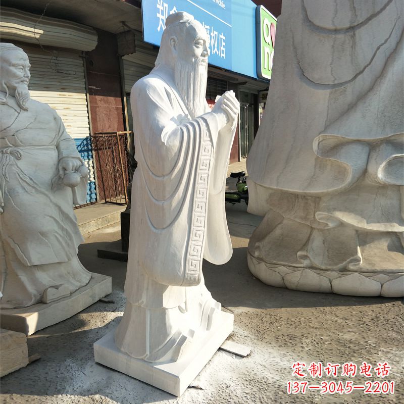 鹤壁中领雕塑|传承传统,唯美的孔子雕塑