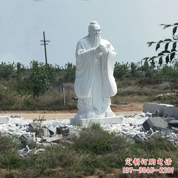 鹤壁孔子问礼雕塑