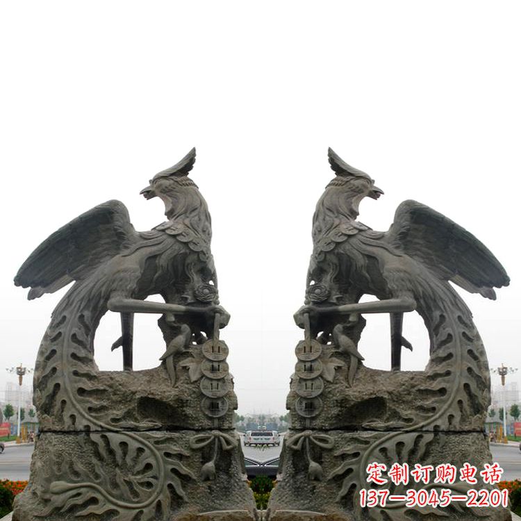 鹤壁中领雕塑凤凰雕塑,神秘的艺术品