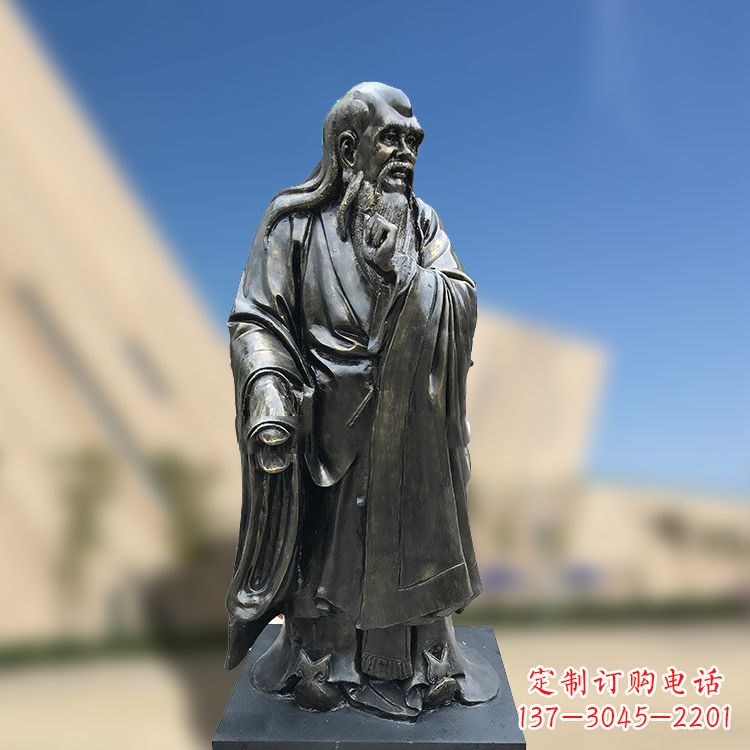 鹤壁老子传道雕像