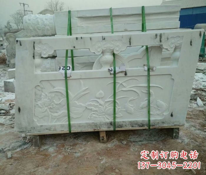鹤壁高端汉白玉栏板雕塑,精致装点你的空间