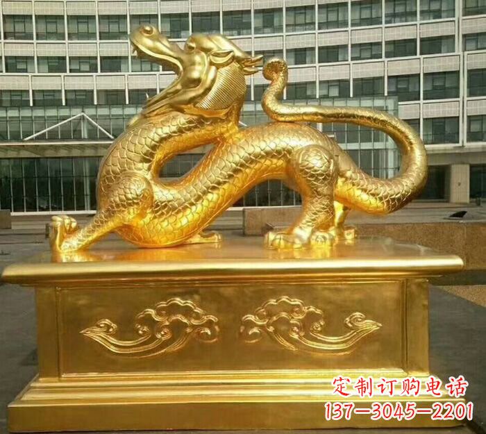 鹤壁精致鎏金神龙魅力四射