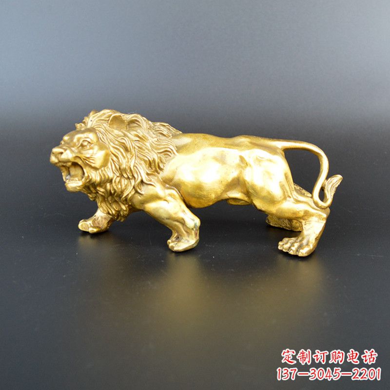 鹤壁鎏金西洋狮子雕塑