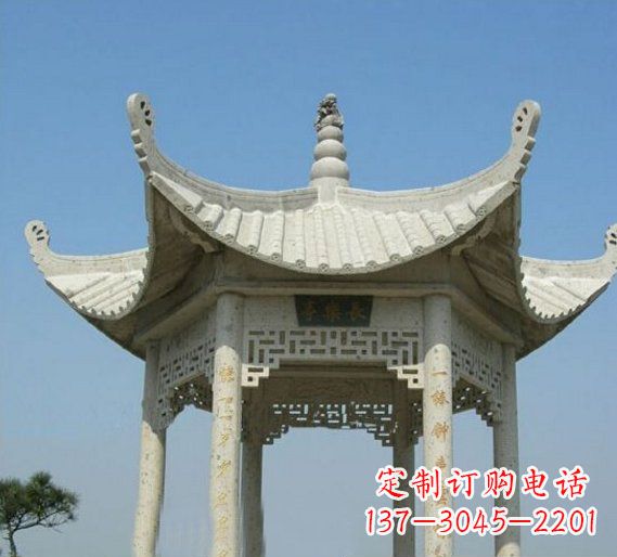鹤壁领雕塑-凉亭石雕定制厂家