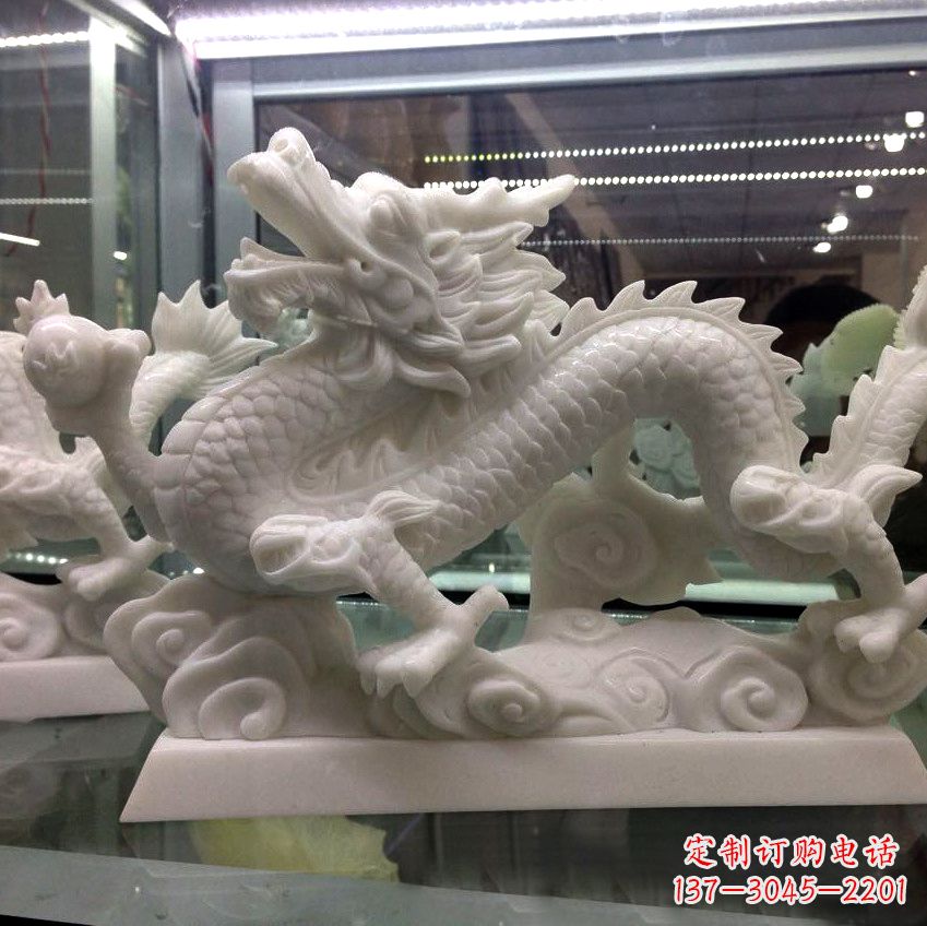 鹤壁中领雕塑:独特的汉白玉动物景观雕塑