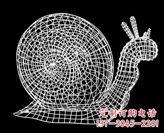 鹤壁中领雕塑的蜗牛镂空雕塑