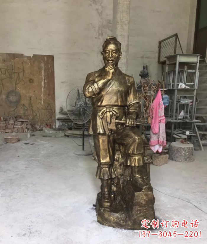 鹤壁鲁班传世经典——铜雕塑