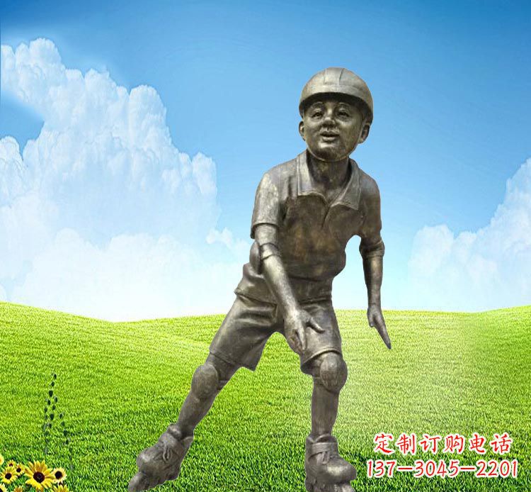 鹤壁领雕塑:儿童公园里的铜雕精灵