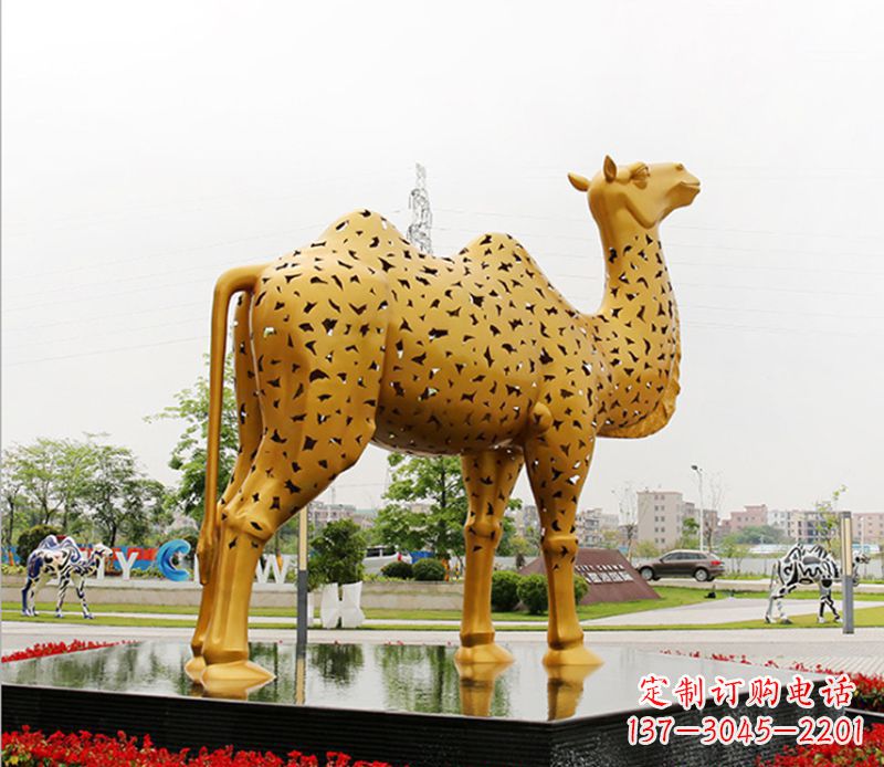 鹤壁中领雕塑:骆驼雕塑精美绝伦
