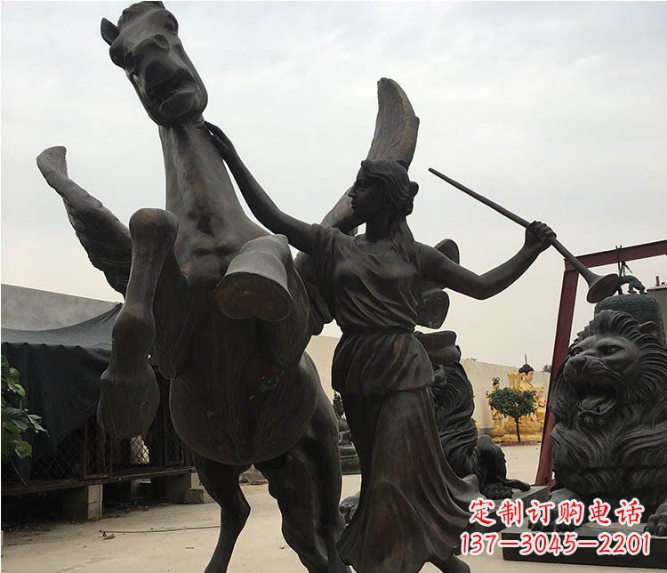 鹤壁精美马动物铜雕摆件