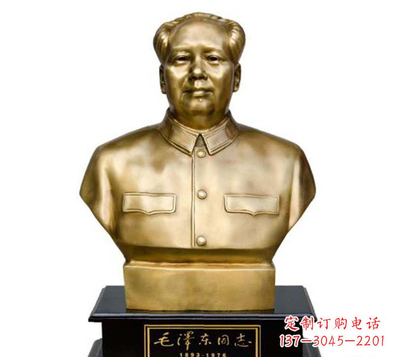 鹤壁毛泽东头像铜雕