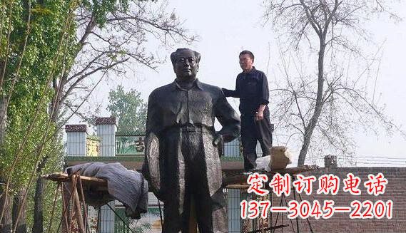 鹤壁荣耀无双,中领雕塑推出毛主席伟人铜雕