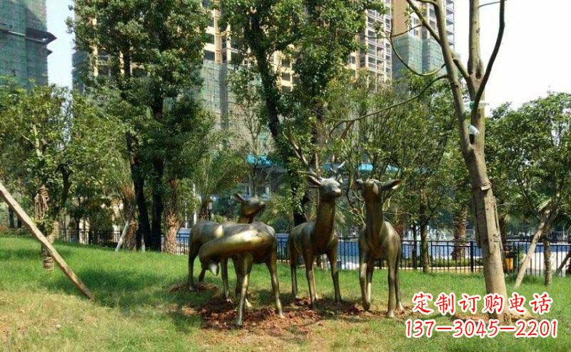 鹤壁青铜雕刻的梅花鹿,给您的生活带来另一种美感