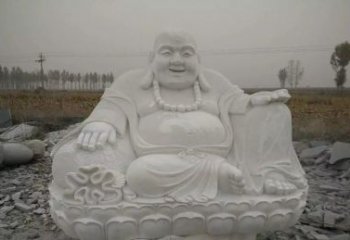 鹤壁质感非凡的汉白玉弥勒佛雕塑