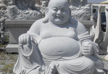 鹤壁精美高雅的汉白玉弥勒佛雕像